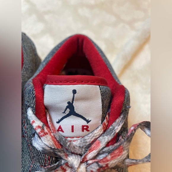 Rare 2007 retro, low denim air, Jordans size 10 - Picture 3 of 12